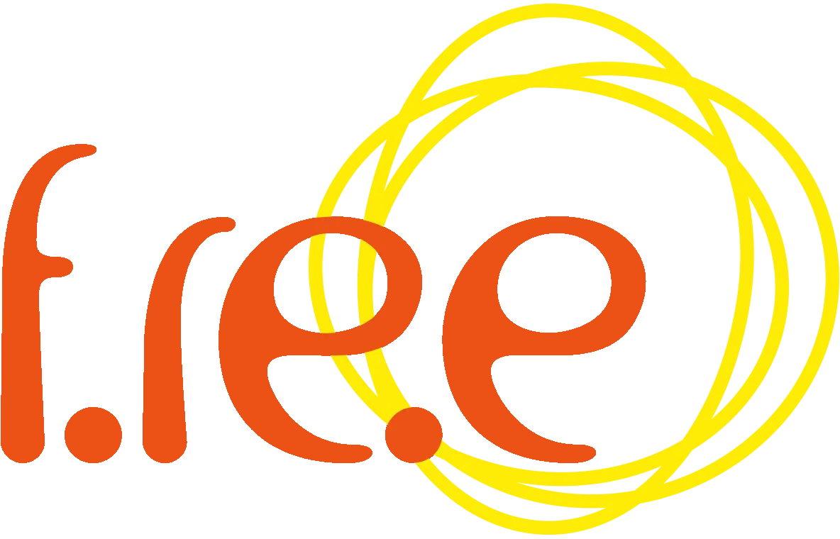f.re.e logo